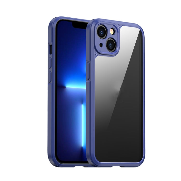 iPAKY Shockproof PC + TPU Protective Phone Case For iPhone 14 Max(Blue) - HoMEdemic™ 