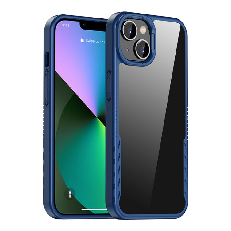 iPAKY Shockproof PC + TPU Protective Phone Case For iPhone 14 Max(Blue) - HoMEdemic™ 
