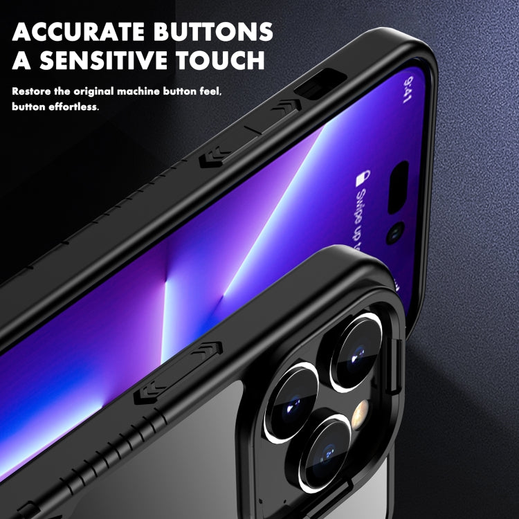 iPAKY Shockproof PC + TPU Protective Phone Case For iPhone 14 Max(Blue) - HoMEdemic™ 