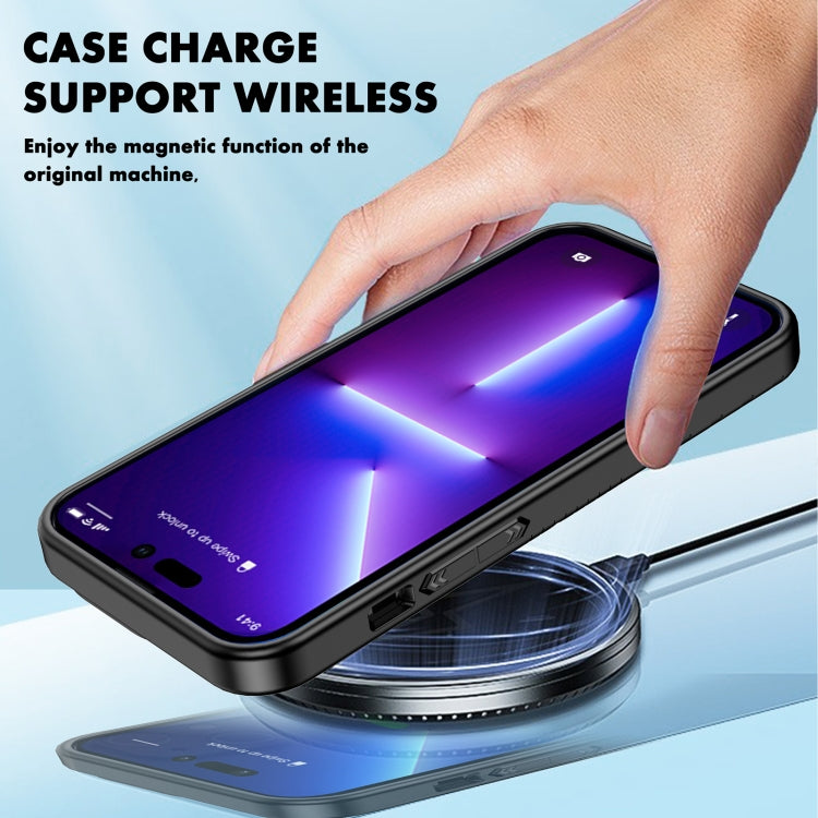 iPAKY Shockproof PC + TPU Protective Phone Case For iPhone 14 Max(Blue) - HoMEdemic™ 