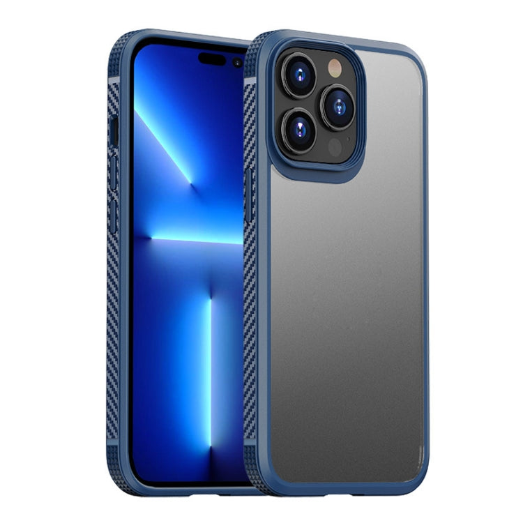 iPAKY Shockproof PC + TPU Protective Phone Case For iPhone 14 Pro(Blue) - HoMEdemic™ 