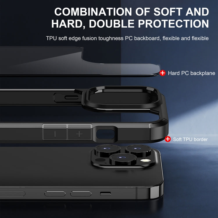 iPAKY Shockproof PC + TPU Protective Phone Case For iPhone 14 Pro(Blue) - HoMEdemic™ 