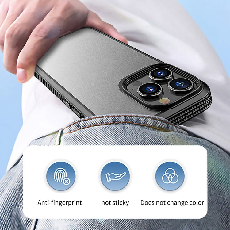 iPAKY Shockproof PC + TPU Protective Phone Case For iPhone 14 Pro Max(Blue) - HoMEdemic™ 