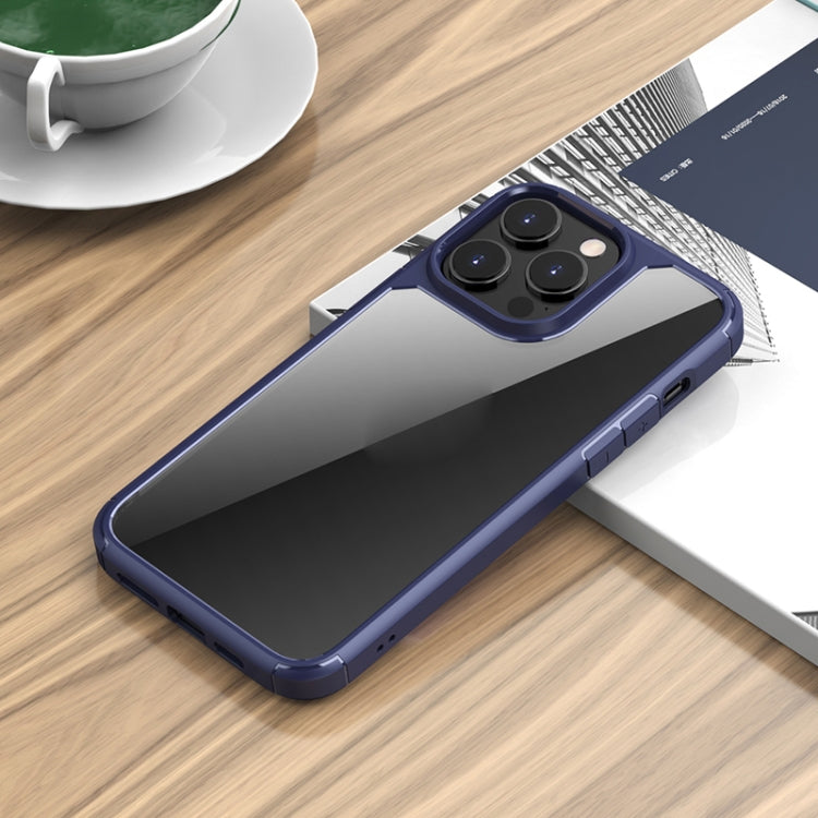 iPAKY Shockproof PC + TPU Protective Phone Case For iPhone 14 Pro Max(Blue) - HoMEdemic™ 