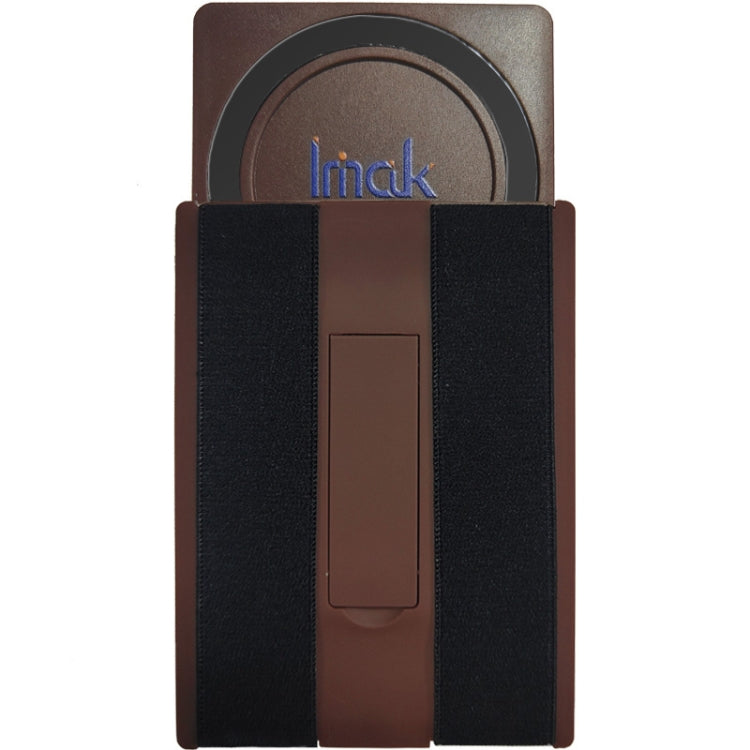 imak MagSafe Wireless ChargingCard-type Multi-function Mobile Phone Holder(Brown) - HoMEdemic™ 