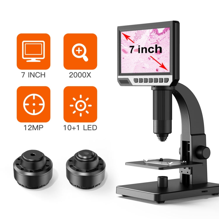 inskam315 7 inch IPS Screen 2000X 12MP HD Digital Microscope - HoMEdemic™ 