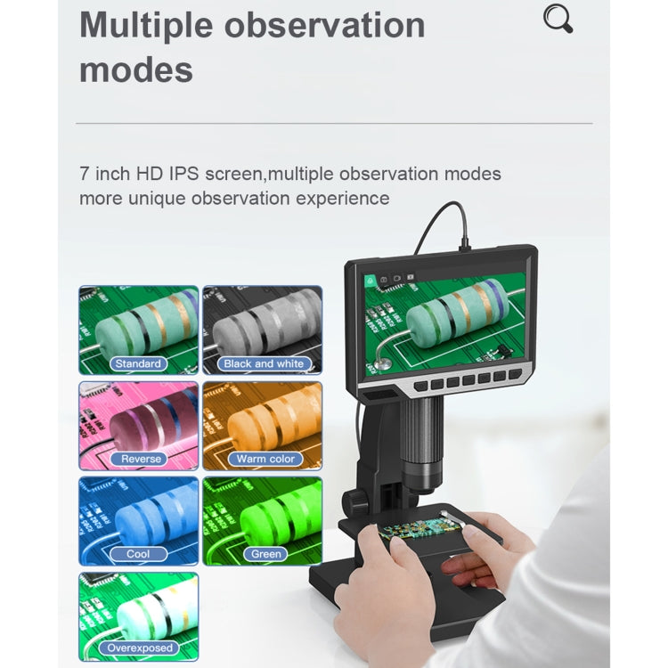 inskam315 7 inch IPS Screen 2000X 12MP HD Digital Microscope - HoMEdemic™ 