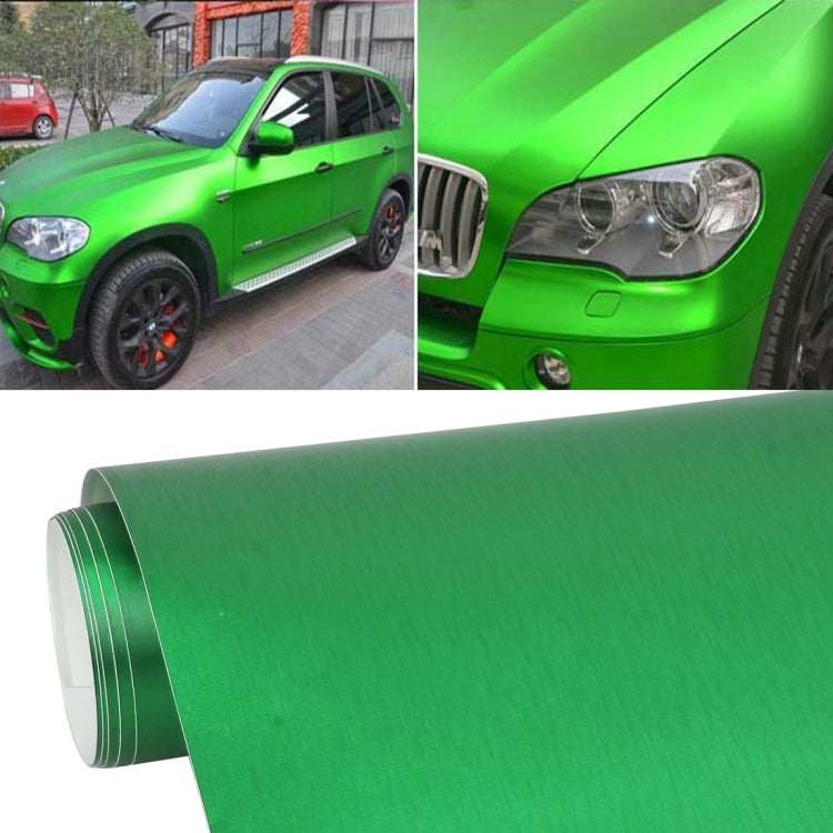 1.52 * 0.5m Waterproof PVC Wire Drawing Brushed Chrome Vinyl Wrap Car Sticker Automobile Ice Film Stickers Car Styling Matte Brushed Car Wrap Vinyl Film, CMS3354, CMS3354D, CMS3354E, CMS3354G, CMS3354J, CMS3354M, CMS3354R, CMS3354S, CMS3354TB, CMS3354TT - HoMEdemic™ 
