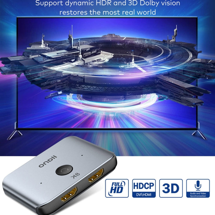 llano LCTS502G 2 In 1 Out 2-Way Conversion HDMI Switcher Version 2.1 8K Ultra HD Video - HoMEdemic™ 