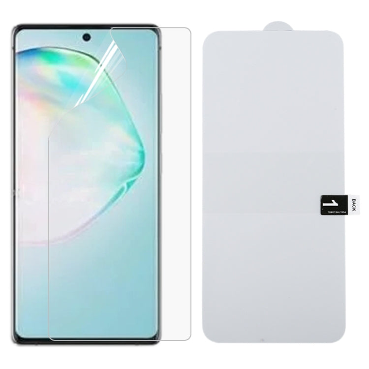 Full Screen Protector Explosion-proof Hydrogel Film, For iPhone 12 mini, For iPhone 12 / 12 Pro, For iPhone 12 Pro Max, For Samsung Galaxy A11, For Samsung Galaxy M21 / M21 2021, For Samsung Galaxy M31, For Samsung Galaxy A41, For Samsung Galaxy Note20... - HoMEdemic™ 