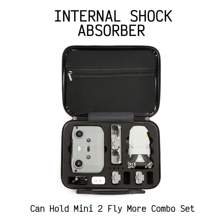 ls-S004 Portable Waterproof Drone Handbag Storage Bag for DJI Mavic Mini 2(Silver +Red Liner) - HoMEdemic™ 