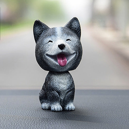 Shaking Head Dog Car Ornaments Resins Lovely Cartoon Dog New Year Gifts with Double-sided Adhesive Tape, Bulldog Cartoon Dog, Husky Dog Cartoon Dog, Corgi Dog Cartoon Dog, White Teddy Cartoon Dog, Brown Teddy Cartoon Dog, Yellow Teddy Cartoon Dog      ... - HoMEdemic™