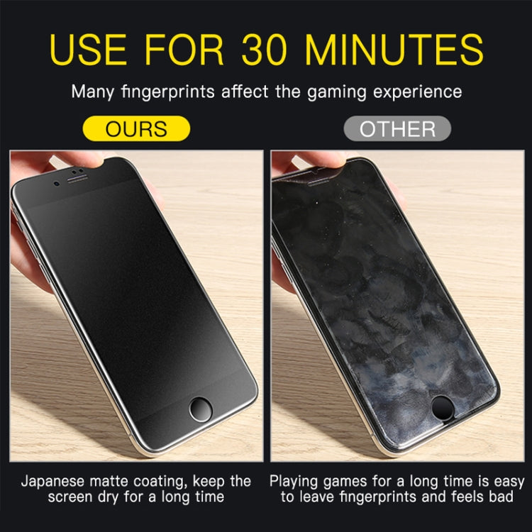 25 PCS AG Matte Frosted Full Cover Tempered Glass, For iPhone 6 & 6s, For iPhone 6 Plus & 6s Plus, For iPhone 8 & 7, For iPhone 8 Plus & 7 Plus, For iPhone XS / X, For iPhone XR, For iPhone XS Max / 11 Pro Max, For OnePlus 6, For OnePlus 6T, For OnePlus 7 - HoMEdemic™ 