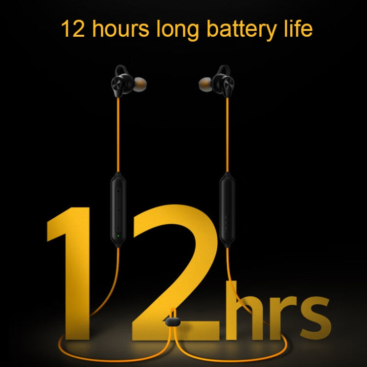 vivo IQOO Stereo Surround Sound Bluetooth Hanging Neck Magnetic Sports Earphones(Yellow) - HoMEdemic™ 