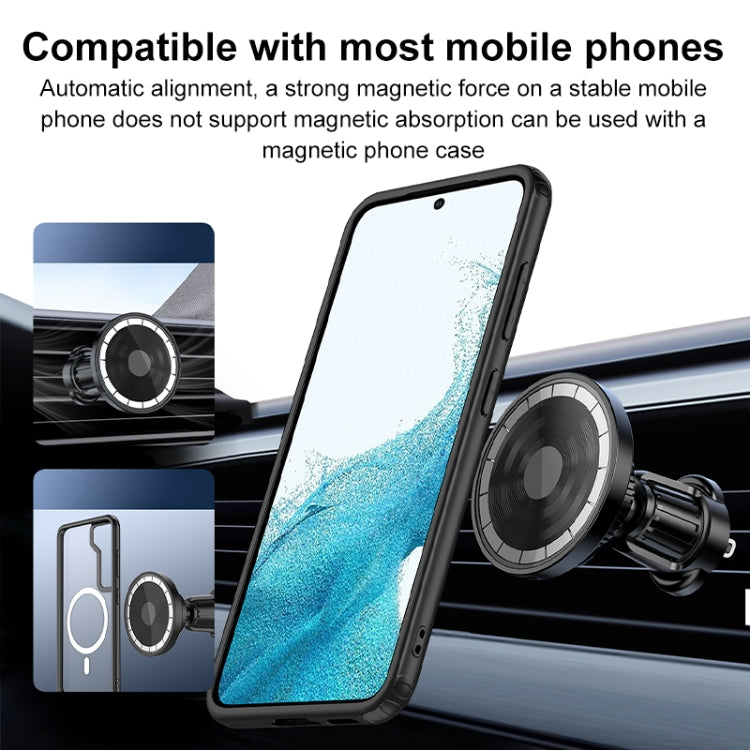 wlons Air Outlet Transparent Magnetic Wireless Charging Car Holder - HoMEdemic™ 