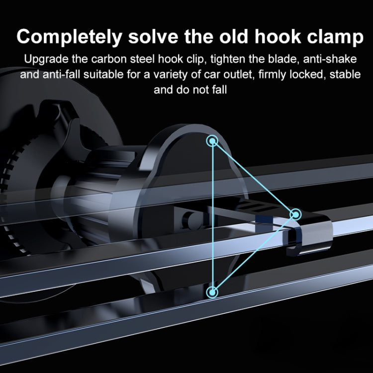 wlons Air Outlet Transparent Magnetic Wireless Charging Car Holder - HoMEdemic™ 