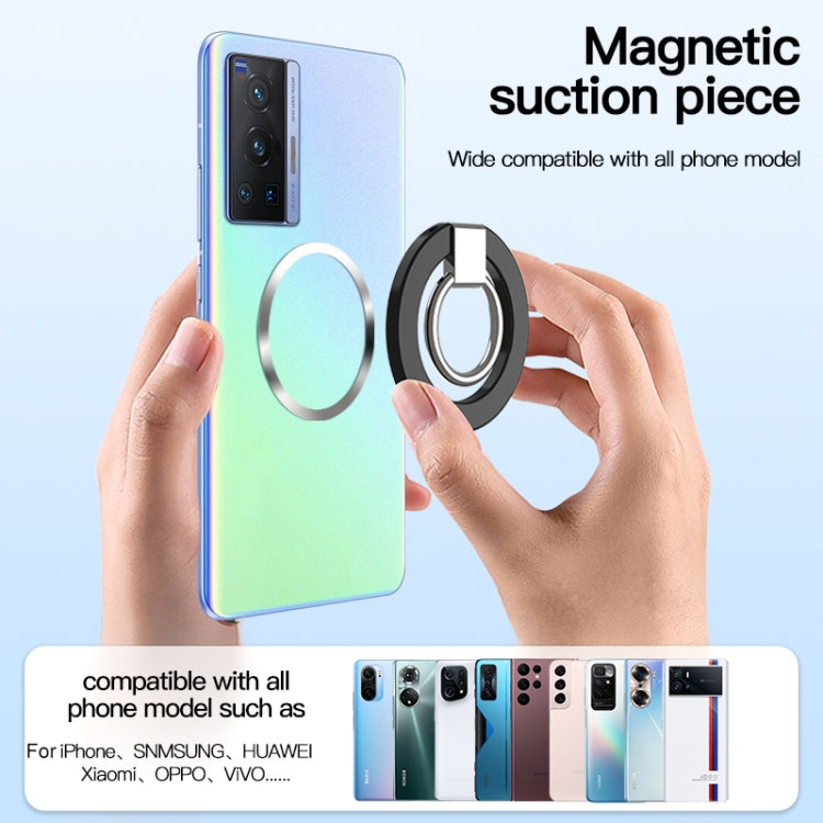 wlons Magnetic 360 Degree Rotatable Mobile Phone Ring Holder(White) - HoMEdemic™ 
