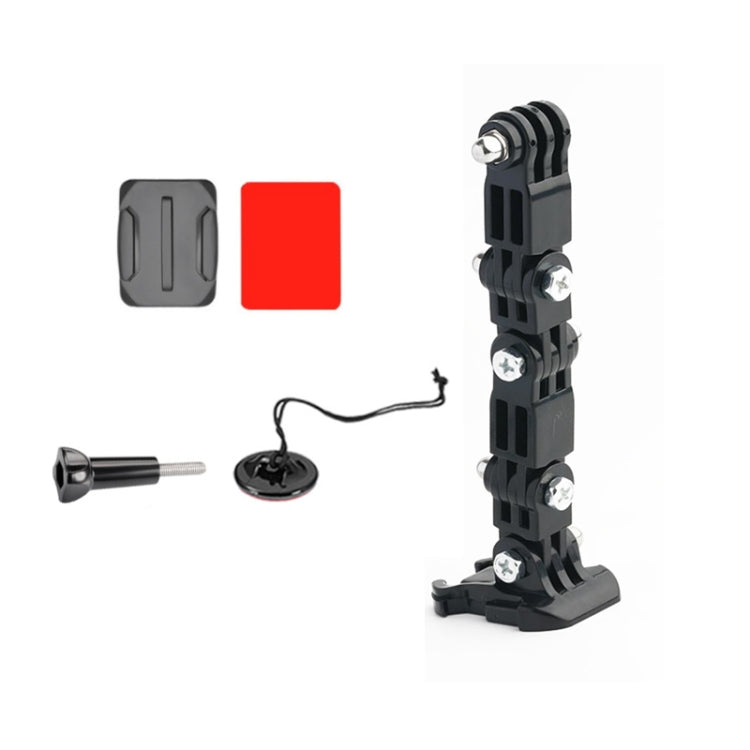 2 Set Cycling Helmet Adhesive Multi-Joint Arm Fixed Mount Set for GoPro Hero11 Black / HERO10 Black / GoPro HERO9 Black / HERO8 Black / HERO7 /6 /5 /5 Session /4 Session /4 /3+ /3 /2 /1, DJI Osmo Action and Other Action Cameras Top Combo Kit - HoMEdemic™ 