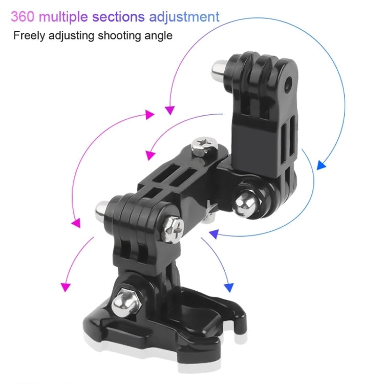 2 Set Cycling Helmet Adhesive Multi-Joint Arm Fixed Mount Set for GoPro Hero11 Black / HERO10 Black / GoPro HERO9 Black / HERO8 Black / HERO7 /6 /5 /5 Session /4 Session /4 /3+ /3 /2 /1, DJI Osmo Action and Other Action Cameras Top Combo Kit - HoMEdemic™ 